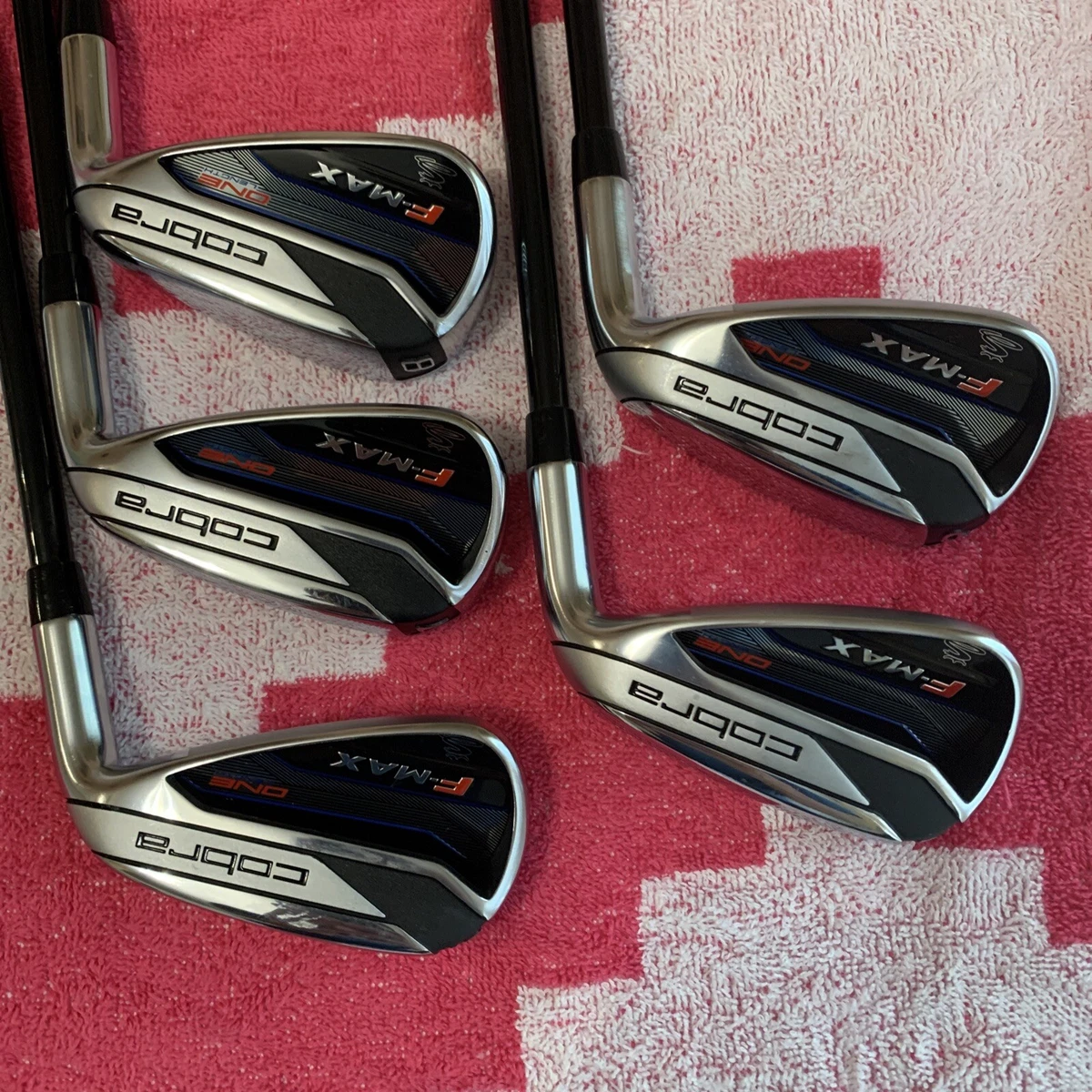 Open Box Cobra F MAX One Length Iron Set 6 PW With Super Lite 60 Regular Flex