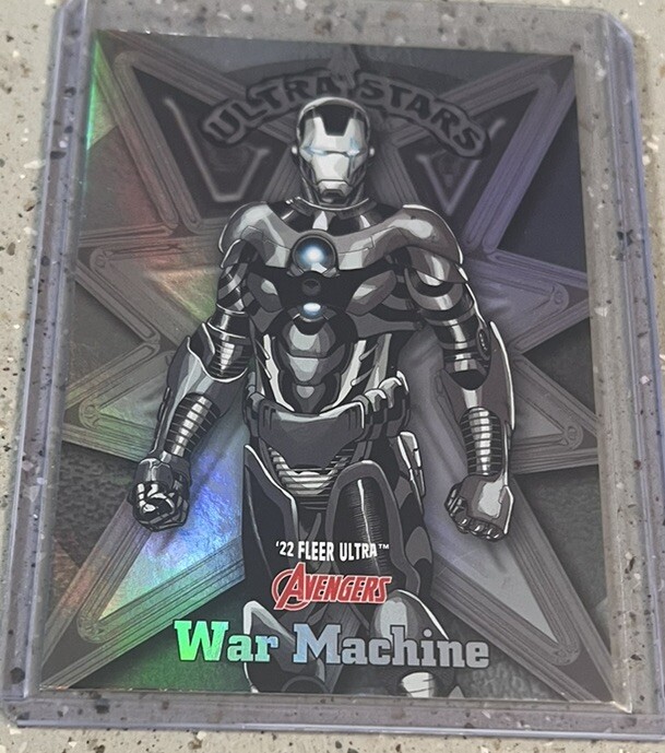 2022 Marvel Fleer Avengers War Machine Ultra Stars US47 !