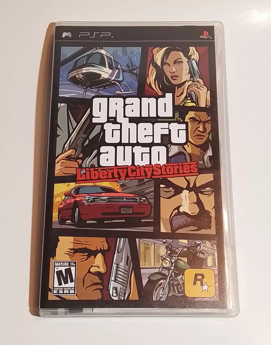 Grand Theft Auto Liberty City Stories PS2 PAL *Complete with Map*