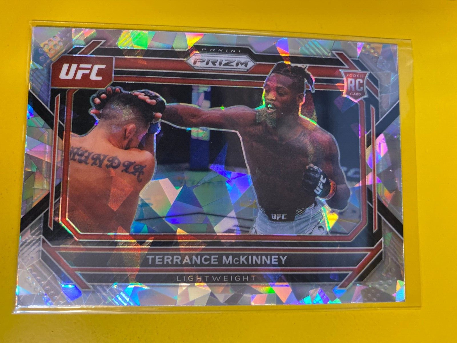 RS18525 2023 Panini Prizm UFC Prizms Ice #31 Terrance McKinney ROOKIE