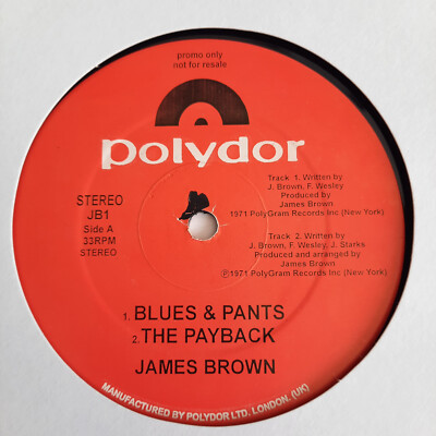 James Brown - Blues & Pants / The Payback / There It Is / 12'' Vinyl Maxi