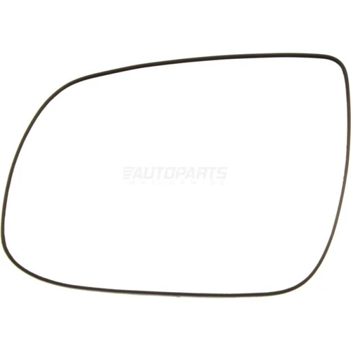 New Left Mirror Glass W/ Backing Plate Fits 2010-2011 Hyundai Accent KI1324110