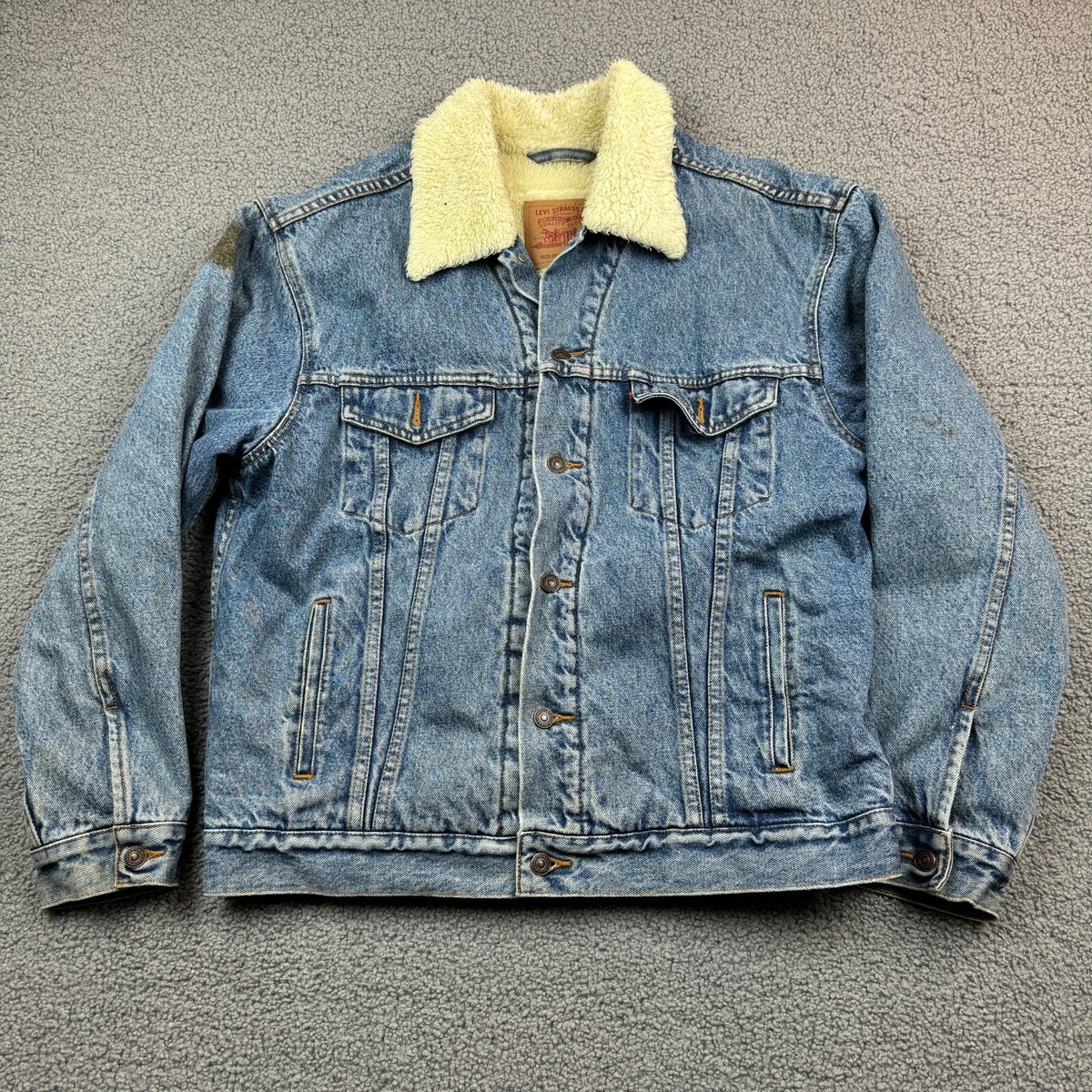 Jean Jacket 70520 Levi Jacket Vintage Levis Jacket Men Large