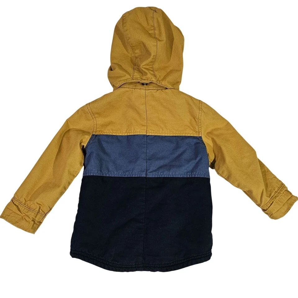 Chaqueta OshKosh 3T Colorblock Genuina Niños con Capucha Extraíble Algodón Foto 4 de 4