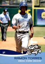 2017 Omaha Storm Chasers Choice #1 Ramon Torres Dominican Republic Baseball Card