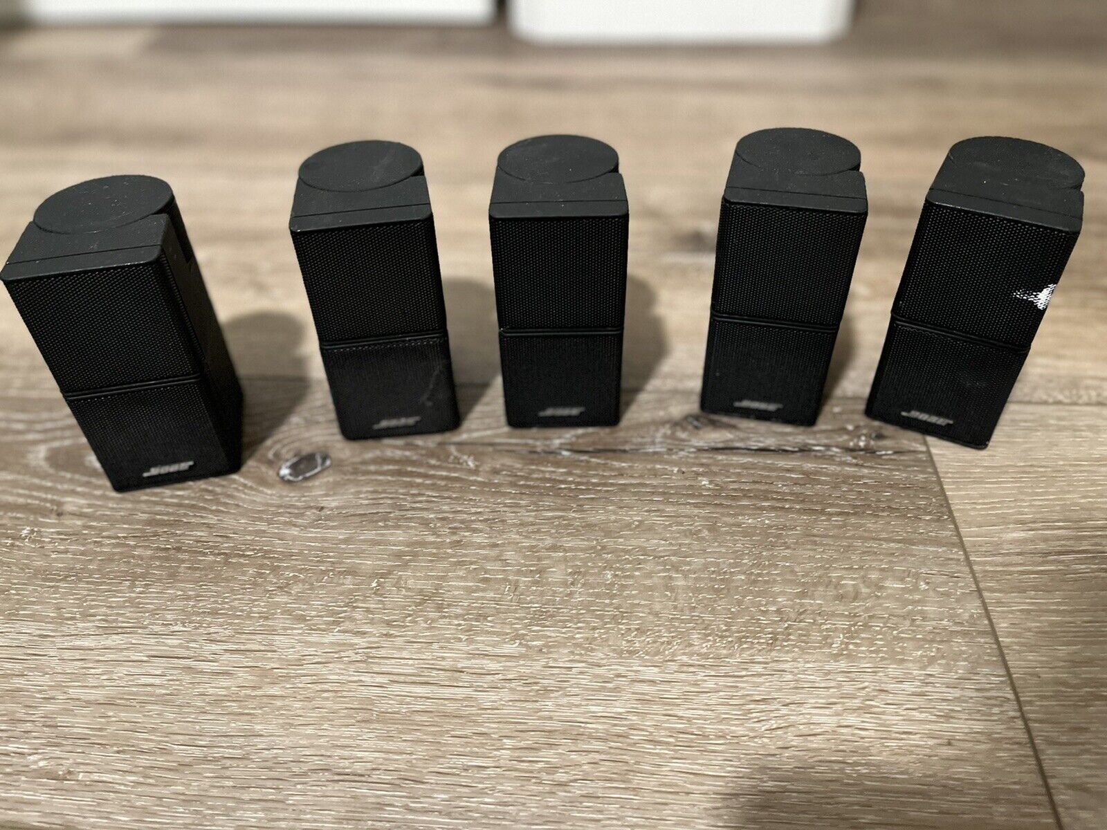 Skæbne bemærkede ikke handicap 5 Bose Lifestyle Jewel Mini Double Cube Speakers Acoustimass Black (Set Of  5) | eBay