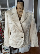 Escada Silk Jacket Size 42 Us 10 (ja200