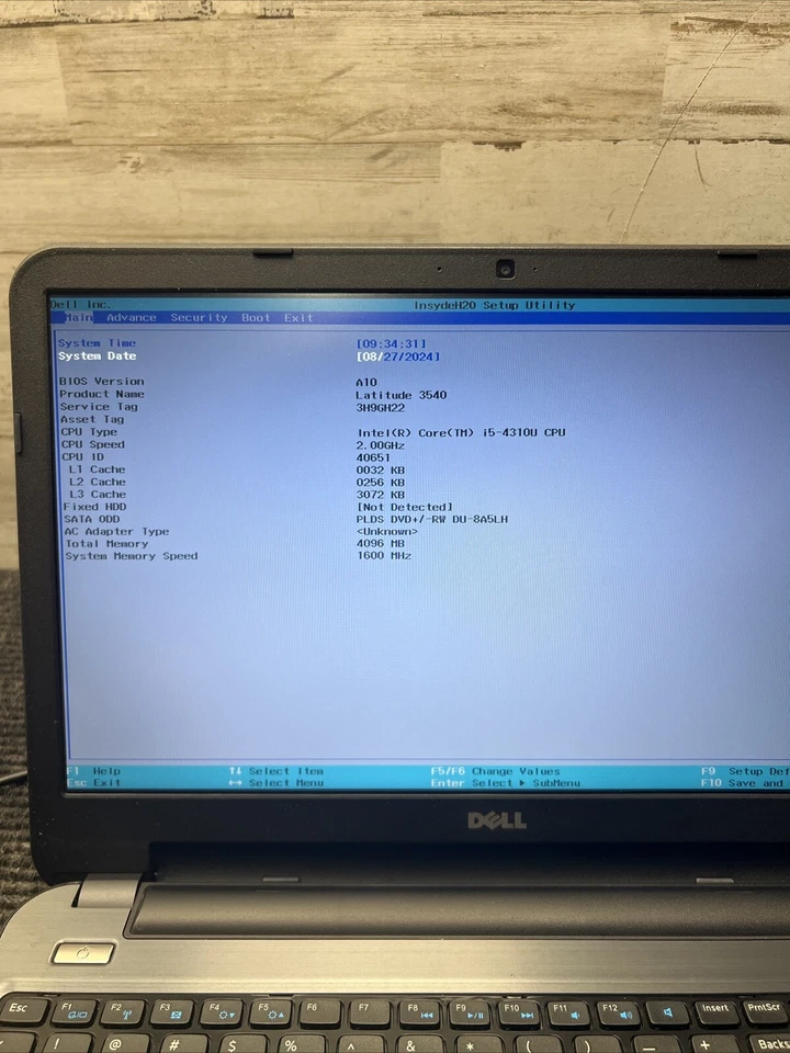 *PARTS* Dell Latitude 3540 Laptop i5-4310U @ 2.00GHz 4GB RAM No HDD/OS/BATTERY - Image 2 of 4