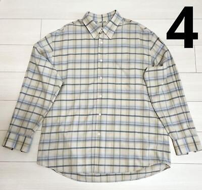 Auralee Super Light Wool Check Shirt Long Sleeve Size 4 Auralee Super Light Wool Check Shirt Long Sleeve Size 4