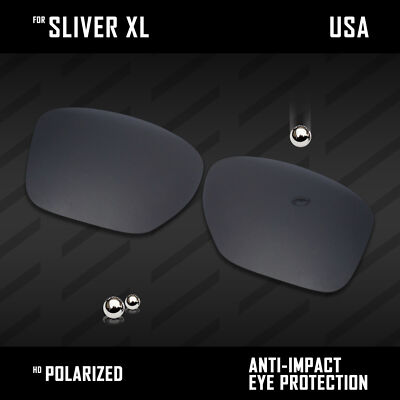 Anti Scratch Polarized Replacement Lenses for-Oakley Sliver XL OO9341 Options