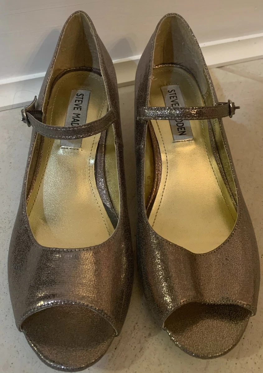 Steve madden shop bronze heels