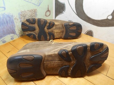 Twisted X Brown Leather Ankle Driving Boots Men display picture 3