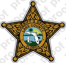 STICKER SHERIFF LAKE COUNTY BRZ