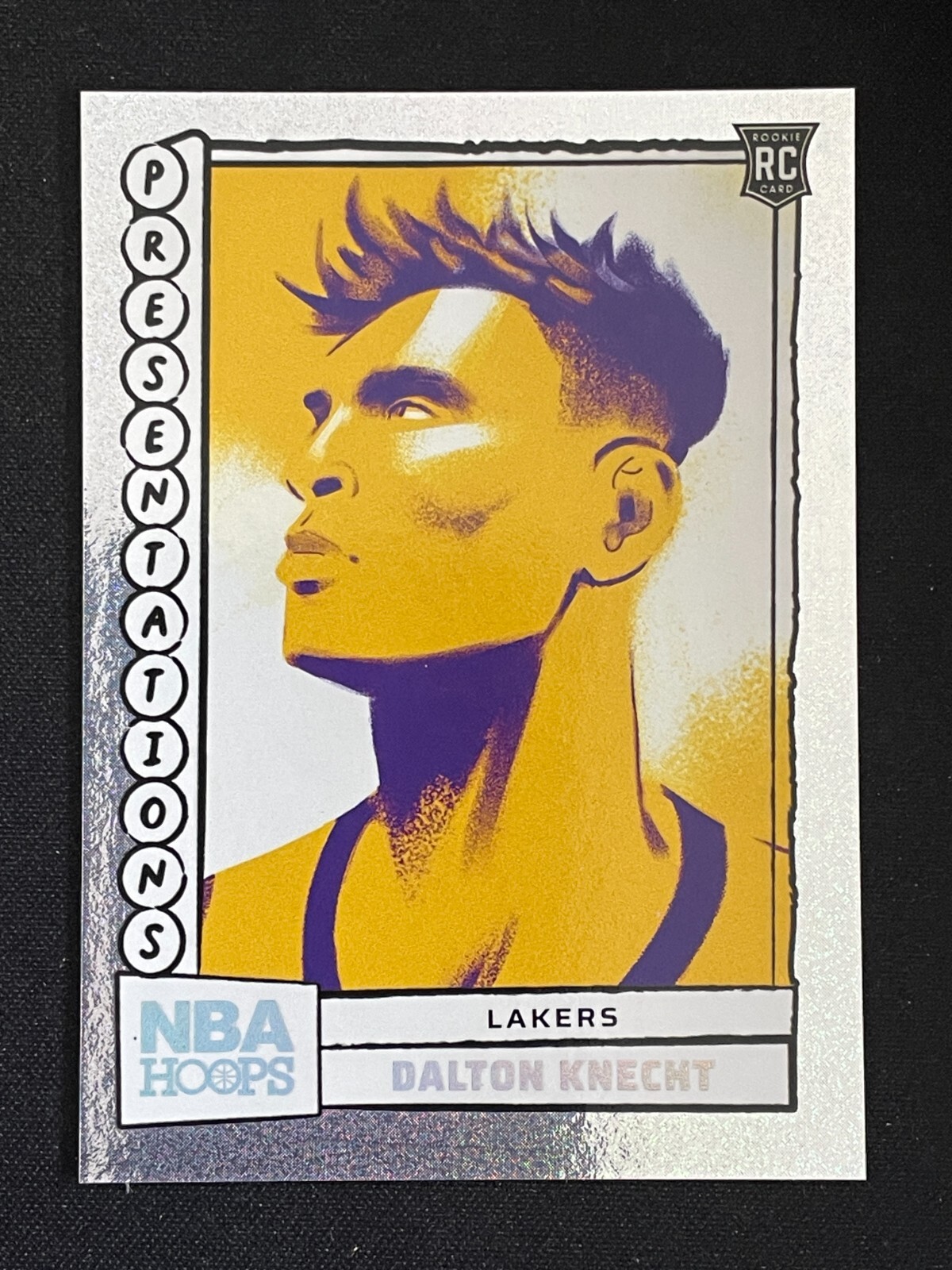 Dalton Knecht 2024-25 Panini NBA Hoops Presentations Case Hit SSP RC #19