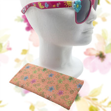Women's Hand-Painted Gardening Flower Sunglasses Floral Case Gift for Gardener