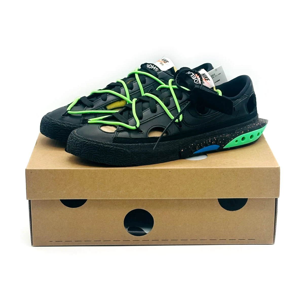 Nike Off-White x Blazer Low Black for sale | eBay