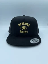 No boxing No life embroider trucker hat