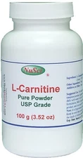 NuSci 100% pure 100g L-Carnitine Pure Powder usp (3.52oz) weight loss energy