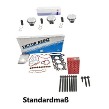 Piston set STD + cylinder head gasket set for Opel 1.2 B12 XHT 02-10179-01 592.641 13