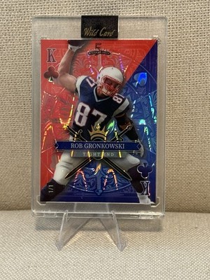  Wild Card 2024 5 Card Draw Stacked Deck Color Match Rob Gronkowski 1/1 