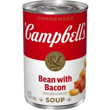 Campbell's Condensed Bean With Bacon Soup Natural Smoke Flavoring Added 11.25oz