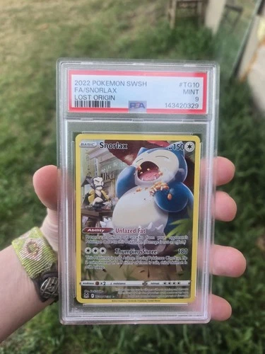 Pokémon TCG Snorlax #TG10/TG30 Swsh11: Lost Origin PSA 9 Mint