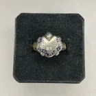 VTG 925 Sterling Silver Presbyterian Church Of Canada Emblem Ring 2.8g Sz 6