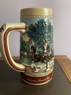 Budweiser Steins - Lot of 4 (Plus Bonus Mystery Stein)