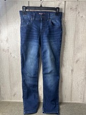 Tommy Hilfiger Rebel Skinny Denim Blue Jeans Girls Size 12 Adj Waist Belt Loops
