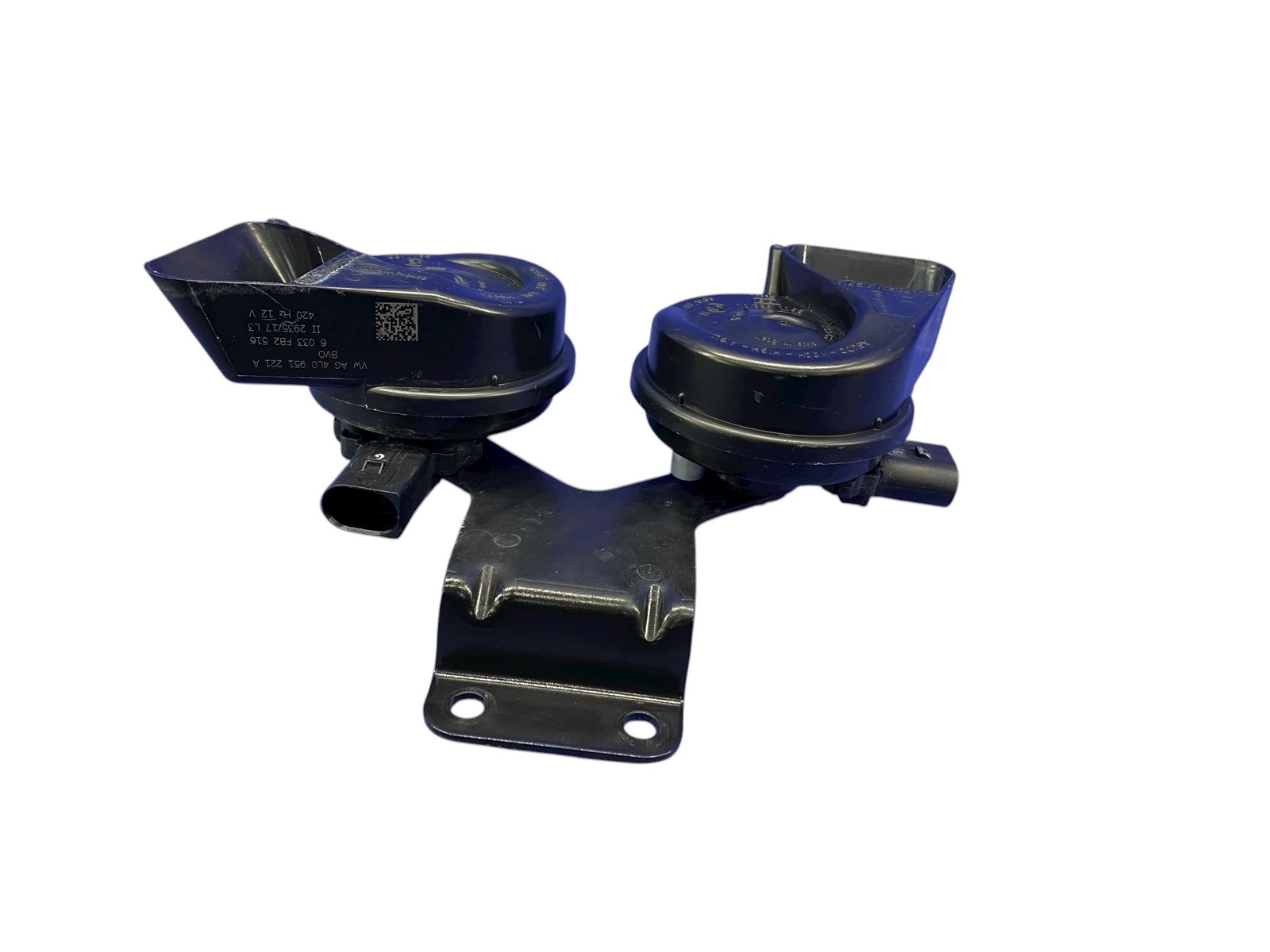 LAMBORGHINI HURACAN LP640-4 PERFORMANTE HIGH LOW NOTE HORN W/ BRACKET 4T0951206A