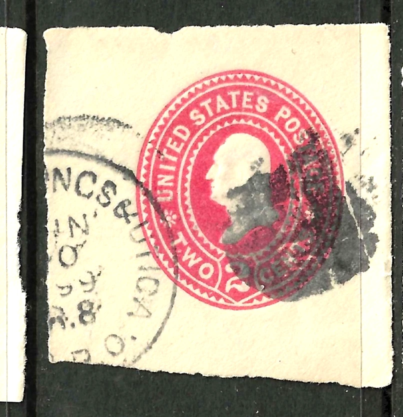 Collection of 4 Untyped 2-3 Cent Washington Postal Corner 181-1899 US 83B35 - Image 2 of 4
