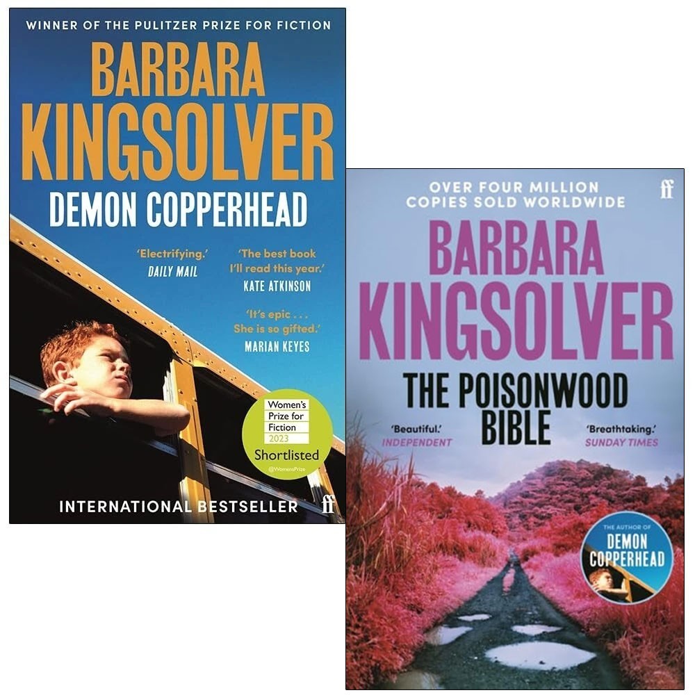 Barbara Kingsolver Collection 2 Books Set Demon Copperhead & The Poisonwood Bib - Image 2
