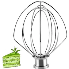 K45WW Wire Whip Attachment/K45ww Wire Whip for Tilt-Head Stand Mixer 6-Wire F...