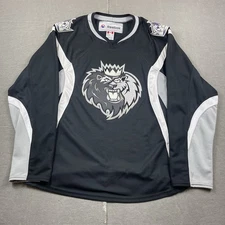Manchester Monarchs Hockey Jersey Mens Medium Reebok AHL Official CCM Black