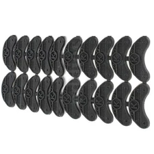 10 Pair Rubber Sole Replacement Heel Savers Toe Plates Tap DIY Glue On Shoes Pad