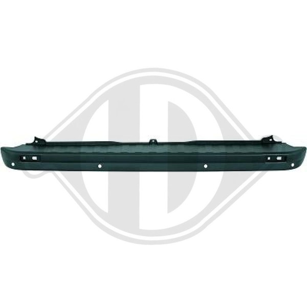 Diederichs StoßStange Schwarz Hinten FüR Renault Trafic III Opel Vivaro B Fiat-image