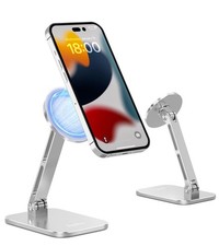 Magnetic Phone Stand for MagSafe Adjustable - Aluminum Portable Phone Holder ...