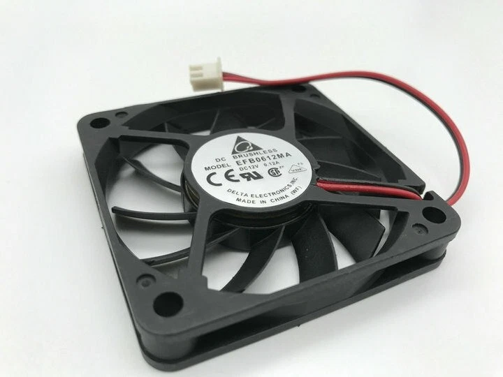 1pcs Delta EFB0612MA DC12V 0.12A 6CM 6010 ventola di raffreddamento doppia sfera super resistente - Immagine 3 di 3