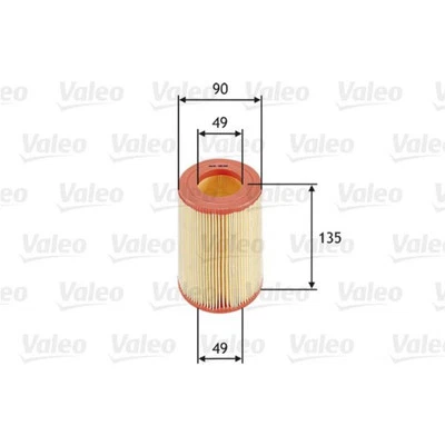 VALEO Filtre Cartouche Filtrante Convient pour Smart Fortwo Cabrio 0.7 585660 - Photo 1/3
