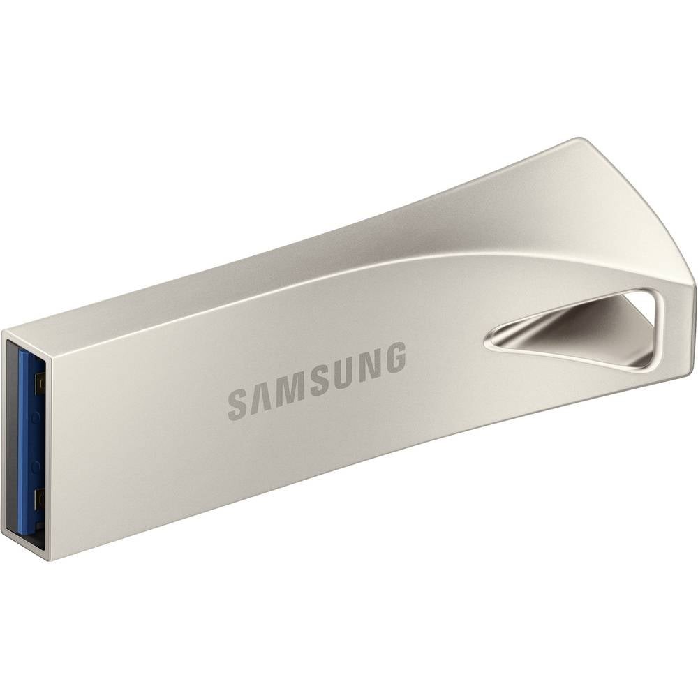 Clé USB Samsung BAR Plus 256 Go en métal argent robuste