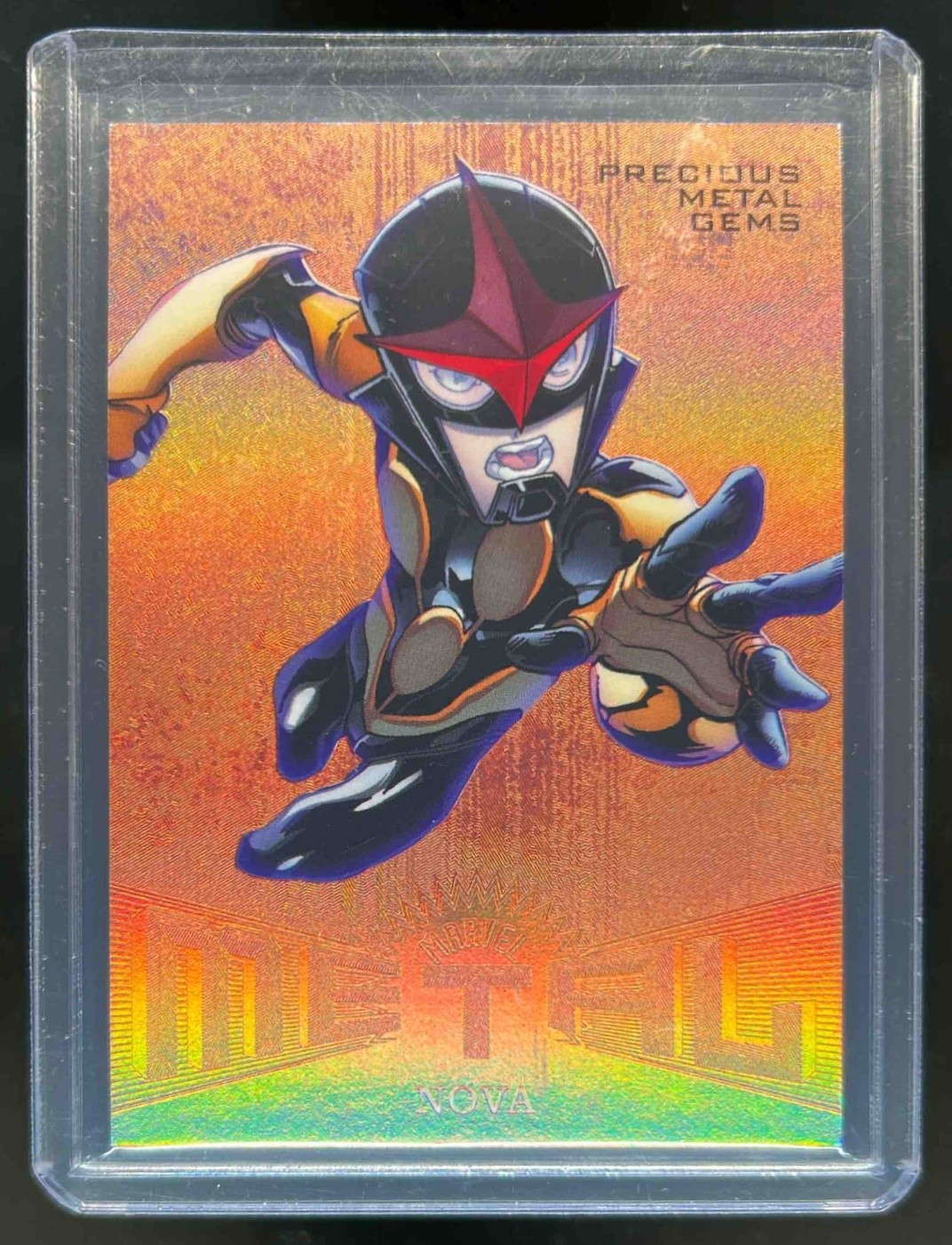 2017 Fleer Ultra Marvel Spider-Man Nova Metal Precious Gems Bronze #/199