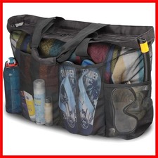 Mesh Beach Bag Tote: Huge Capacity Lightweight Design for All Essentials