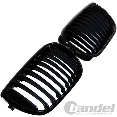 KÜHLERGRILL NIEREN SCHWARZ GLÄNZEND passend für BMW 3er E46 Limo Touring 98-01
