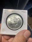 High Grade 1883-O Morgan Silver Dollar- BU