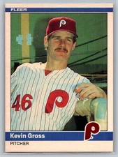 1984 Fleer Kevin Gross Rookie Philadelphia Phillies #32