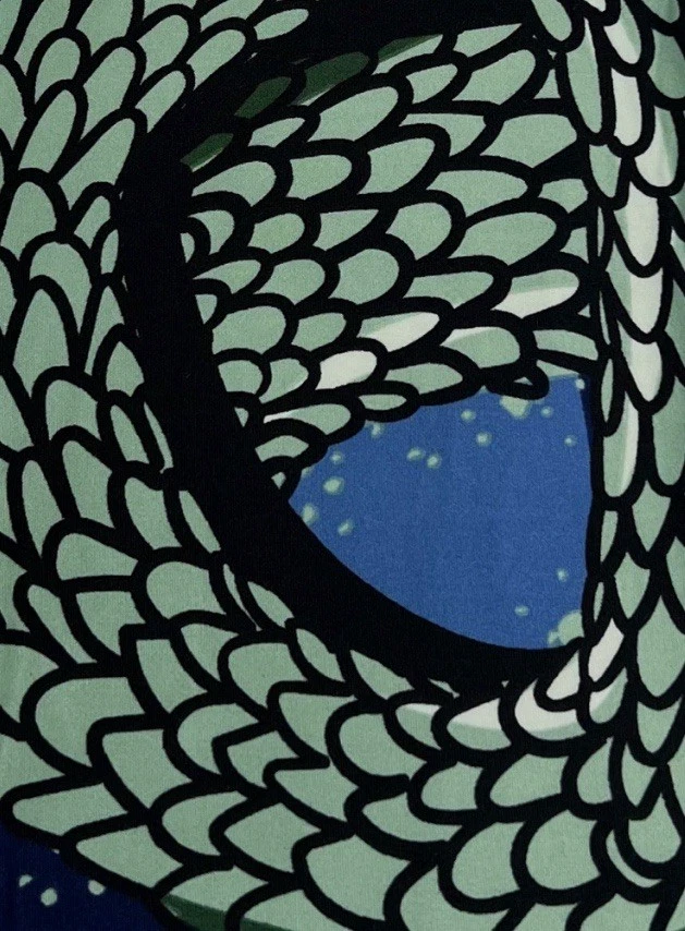 Leggings LuLaRoe OS tamanho único rara diversão Halloween animal cobra basilisco réptil - Imagem 2 de 4