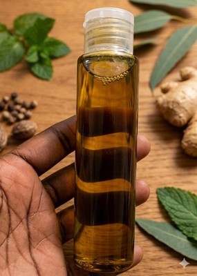 2 Massageöl zur Beruhigung der Nerven Rückenschmerzen Linderung 100 ml UK Verkäufer Brandneu 