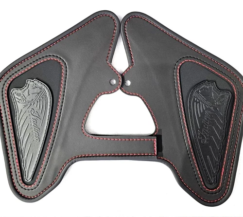 Engine Heat Shields for Indian Pursuit Challenger 112 20-26 Red st. by AJBaggers
