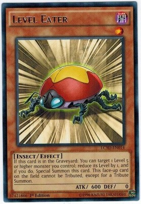 1 x Level Eater - LC5D-EN014 - Rare - 1st Edition Near Mint, English YGO