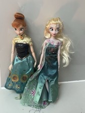 Disney Frozen  Elsa Anna Set Frozen Fever Puppe Disney